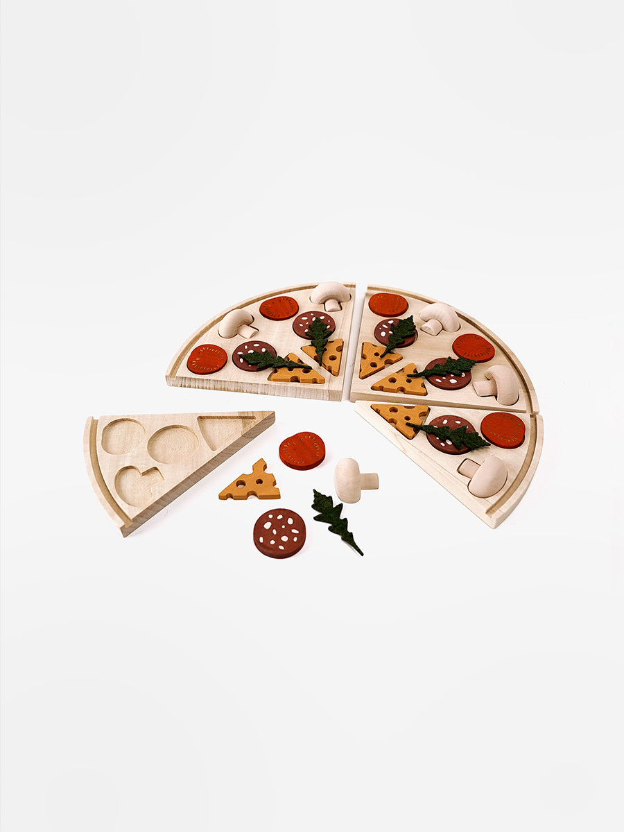 Wooden Pizza Toy